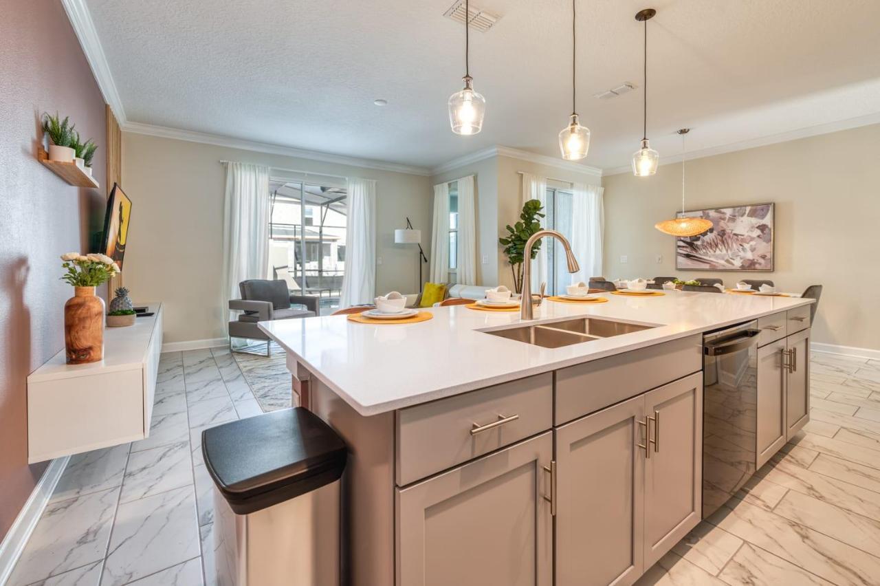 Awesome Home With Private Pool Near Disney Kissimmee Exterior foto